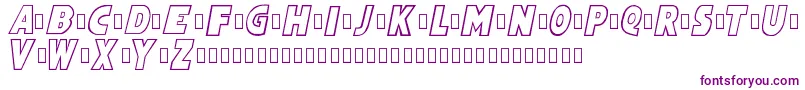 Wham Font – Purple Fonts on White Background