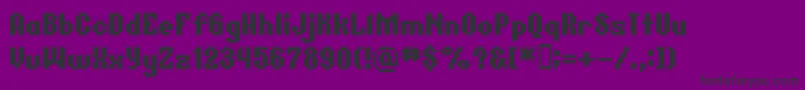 Bmgermar Font – Black Fonts on Purple Background