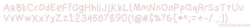 Suplexdriverbold Font – Pink Fonts on White Background