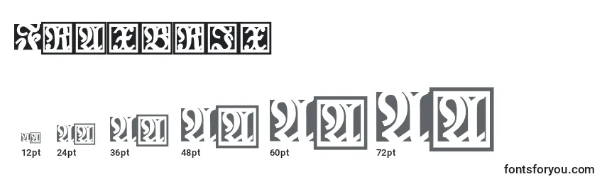 Fraxbrix Font Sizes