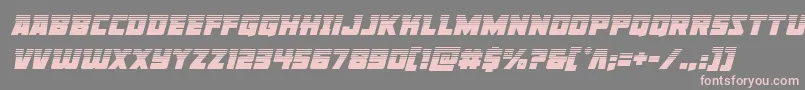 fuente Libertylegionhalfital – Fuentes Rosadas Sobre Fondo Gris