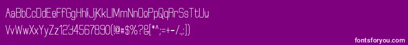 ElgethyUpperBoldCondensed Font – White Fonts on Purple Background