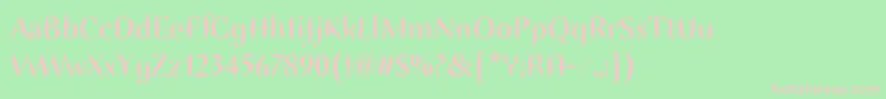 EllipseItcTtBold Font – Pink Fonts on Green Background