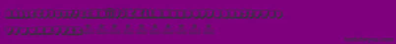 SchoolDays2PersonalUse Font – Black Fonts on Purple Background