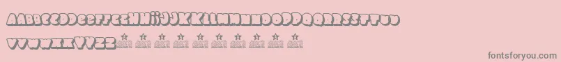 SchoolDays2PersonalUse Font – Gray Fonts on Pink Background