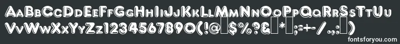 F821DecoRegular Font – White Fonts