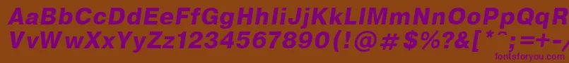 EncyclopaediaBoldItalic.001.001 Font – Purple Fonts on Brown Background