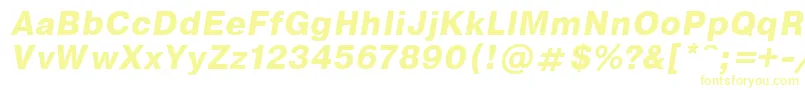 EncyclopaediaBoldItalic.001.001 Font – Yellow Fonts on White Background