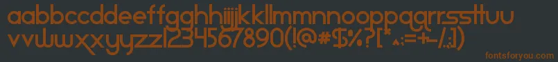 Star ffy Font – Brown Fonts on Black Background