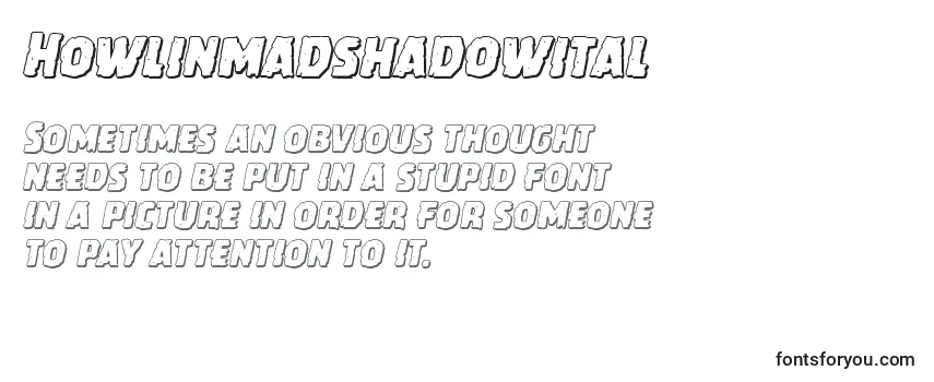 Howlinmadshadowital-fontti