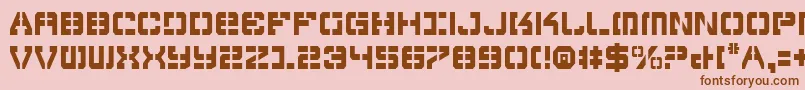More about VyperCondensed Font VyperCondensed Font – Brown Fonts on Pink Background