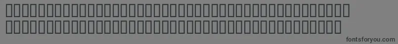 McsAlmaalimHighDecoOutline Font – Black Fonts on Gray Background