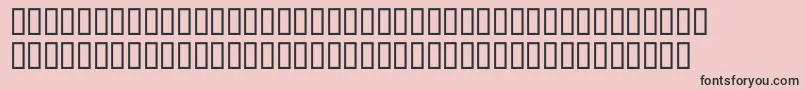 McsAlmaalimHighDecoOutline Font – Black Fonts on Pink Background