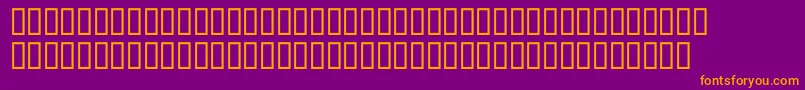 McsAlmaalimHighDecoOutline Font – Orange Fonts on Purple Background
