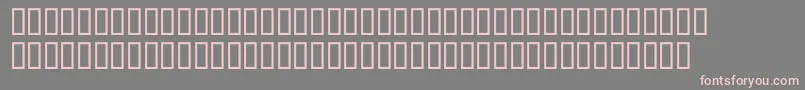 McsAlmaalimHighDecoOutline Font – Pink Fonts on Gray Background
