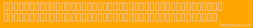McsAlmaalimHighDecoOutline Font – Pink Fonts on Orange Background