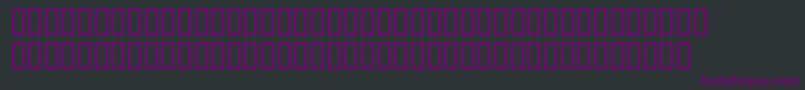 McsAlmaalimHighDecoOutline Font – Purple Fonts on Black Background