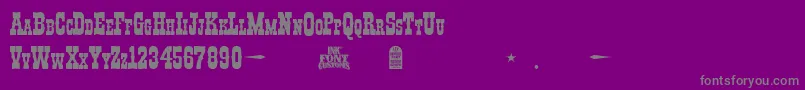 En savoir plus sur la police I.F.C.Boothill Police I.F.C.Boothill – polices grises sur fond violet