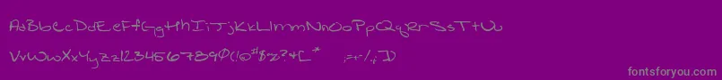 Más sobre la fuente Shatteredprint fuente Shatteredprint – Fuentes Grises Sobre Fondo Morado