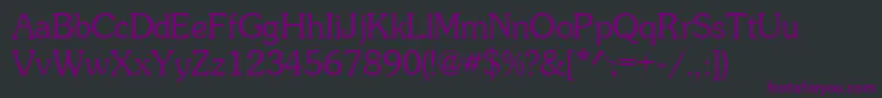FinessesskRegular Font – Purple Fonts on Black Background