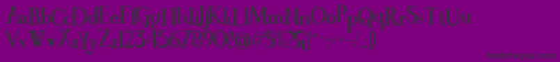 Шрифт Crackin – чёрные шрифты на фиолетовом фоне