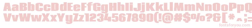CodaHeavy Font – Pink Fonts on White Background