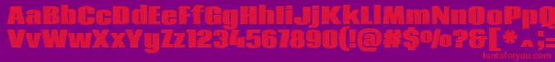Lisätietoja CodaHeavy-fontista CodaHeavy-fontti – punaiset fontit violetilla taustalla