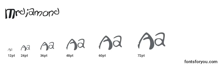 Mrdiamond Font Sizes
