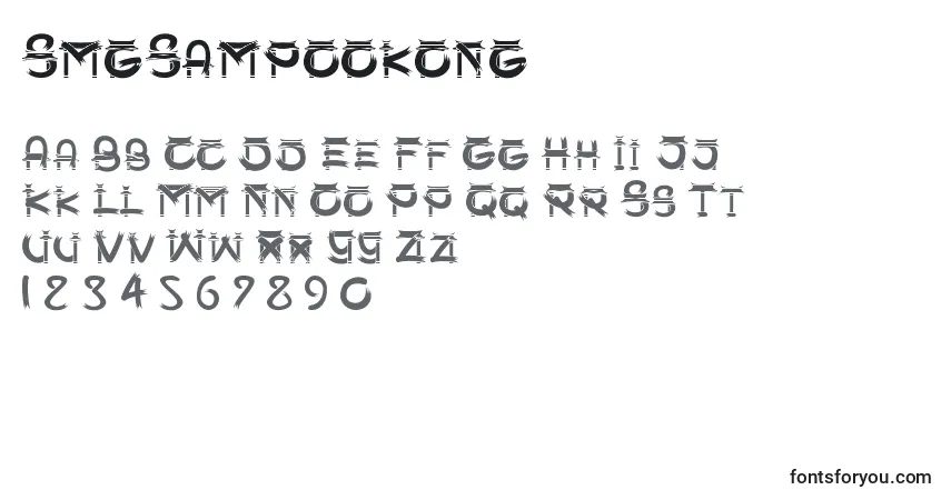 Шрифт SmgSampookong – алфавит, цифры, специальные символы