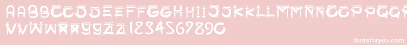 SmgSampookong Font – White Fonts on Pink Background