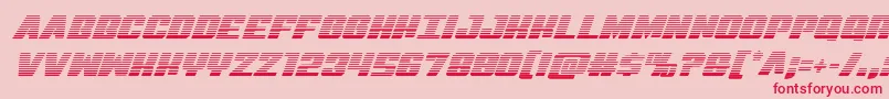 Virginhybridscan Font – Red Fonts on Pink Background