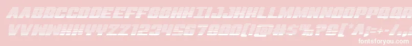 Virginhybridscan Font – White Fonts on Pink Background