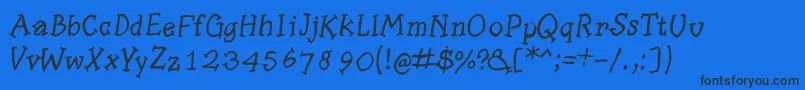 Slabserifwrittenitalic-fontti – mustat fontit sinisellä taustalla