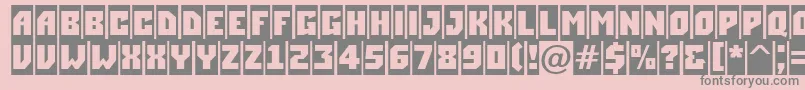 ASimplercm Font – Gray Fonts on Pink Background