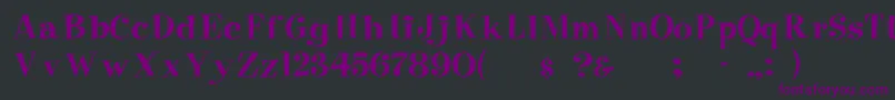 Elf Font – Purple Fonts on Black Background