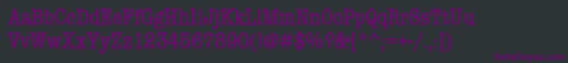 fuente Amtypewritercdmditctt – Fuentes Moradas Sobre Fondo Negro