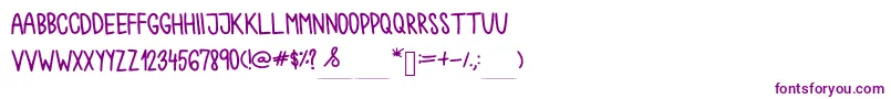Chokoshtroko Font – Purple Fonts