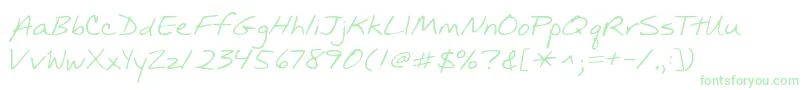 Kgmullally Font – Green Fonts