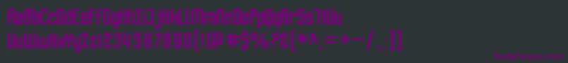 SfPiezolectric Font – Purple Fonts on Black Background