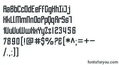  SfPiezolectric font