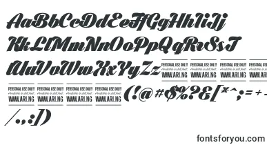  BlacklarchPersonalUse font