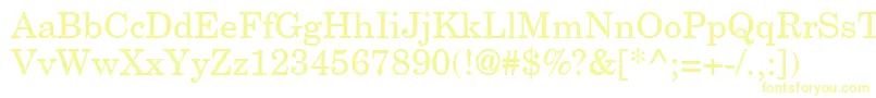 NewYearbook-fontti – keltaiset fontit