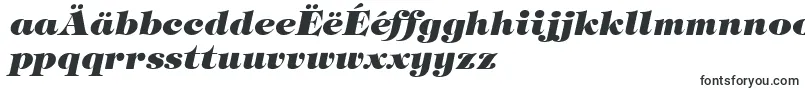 フォントTringlandHeavyItalic – マケドニア文字