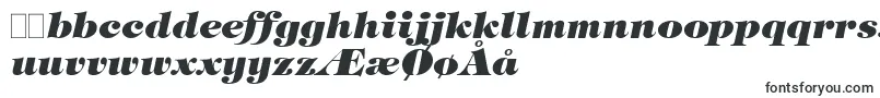 Шрифт TringlandHeavyItalic – датские шрифты