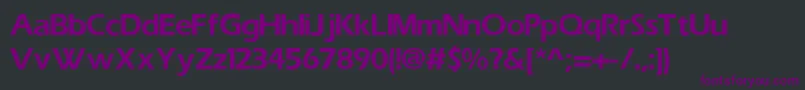 EricBlack Font – Purple Fonts on Black Background