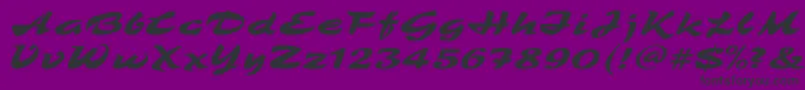 TamboRegular Font – Black Fonts on Purple Background