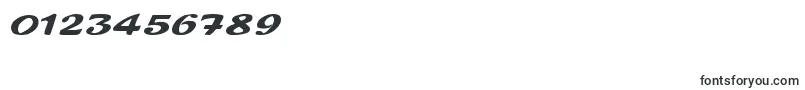 TamboRegular-Schriftart – Schriften für Zahlen und Nummern