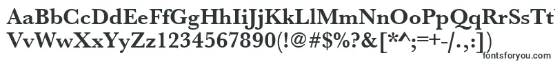 Шрифт UrwbaskertBold – типографские шрифты