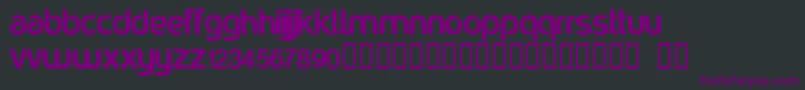 Noraviyel Font – Purple Fonts on Black Background