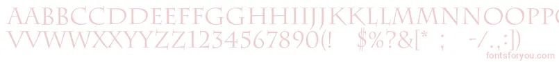 Barrygothicc Font – Pink Fonts on White Background